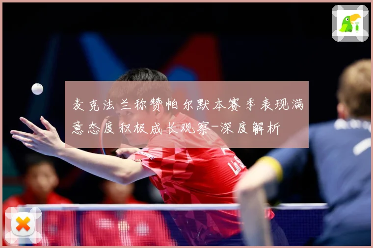 麦克法兰称赞帕尔默本赛季表现满意态度积极成长观察-深度解析